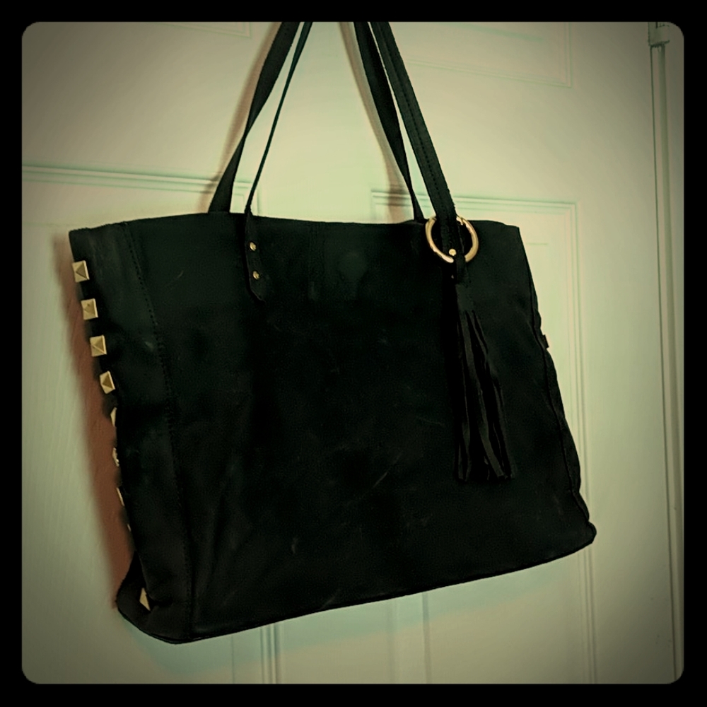 Gorjana Black Leather Purse